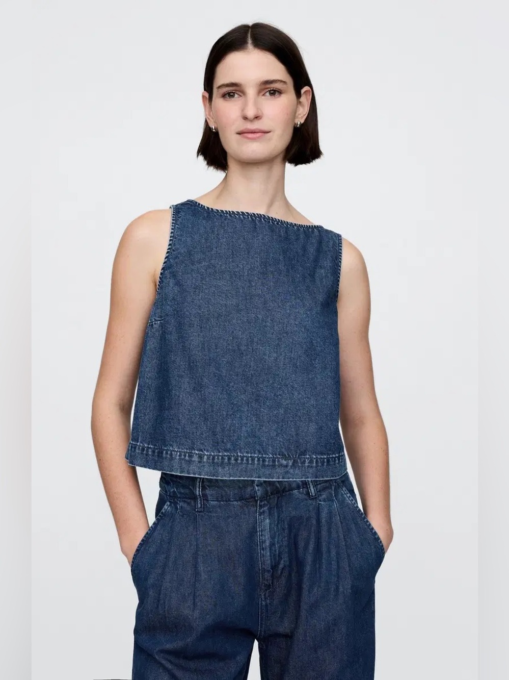 GAP Denim Tank & Pant Set